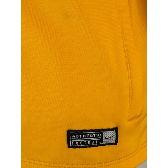 Nike Jacket Boys Size Large Yellow Logo Full Zip Italia Roma Soccer Futbol Youth - Picture 6 of 13
